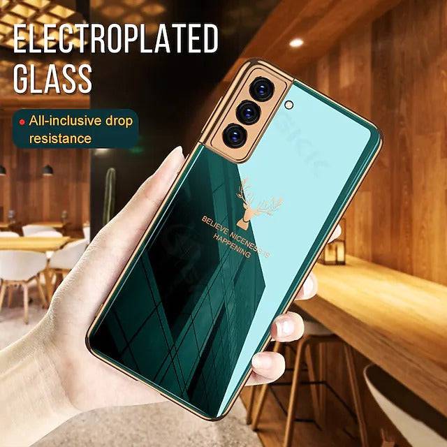Luxury Plating Tempered Glass Case For Samsung - Libiyi