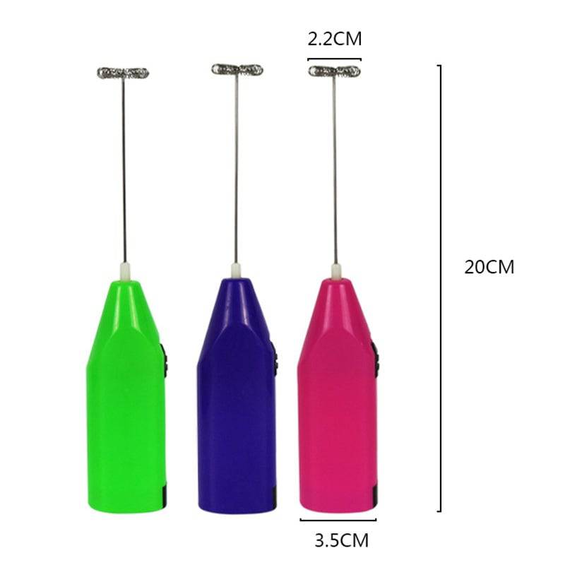 Electric Mini Mixer Frother Milk Whisk For Whipping Cooking Hand Hold Whisker Coffee Egg Ice Cream Multi-function - Libiyi