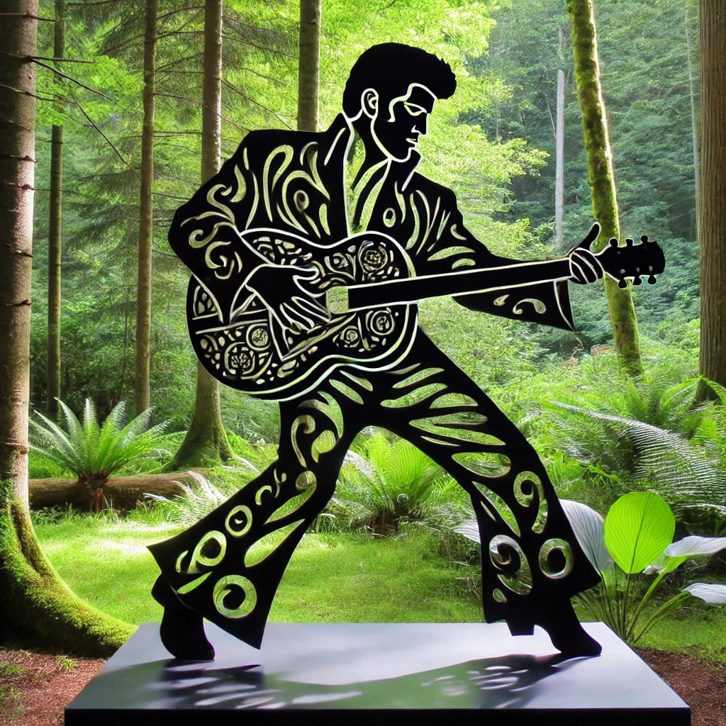 Rock 'n' Roll Legend Garden Art 🎶 - Libiyi
