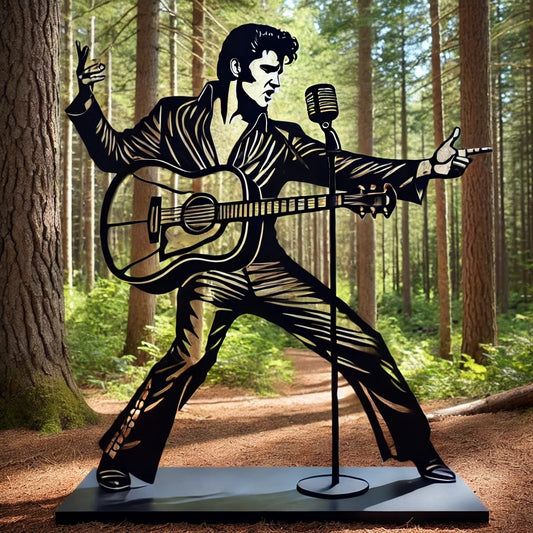 Rock 'n' Roll Legend Garden Art 🎶 - Libiyi
