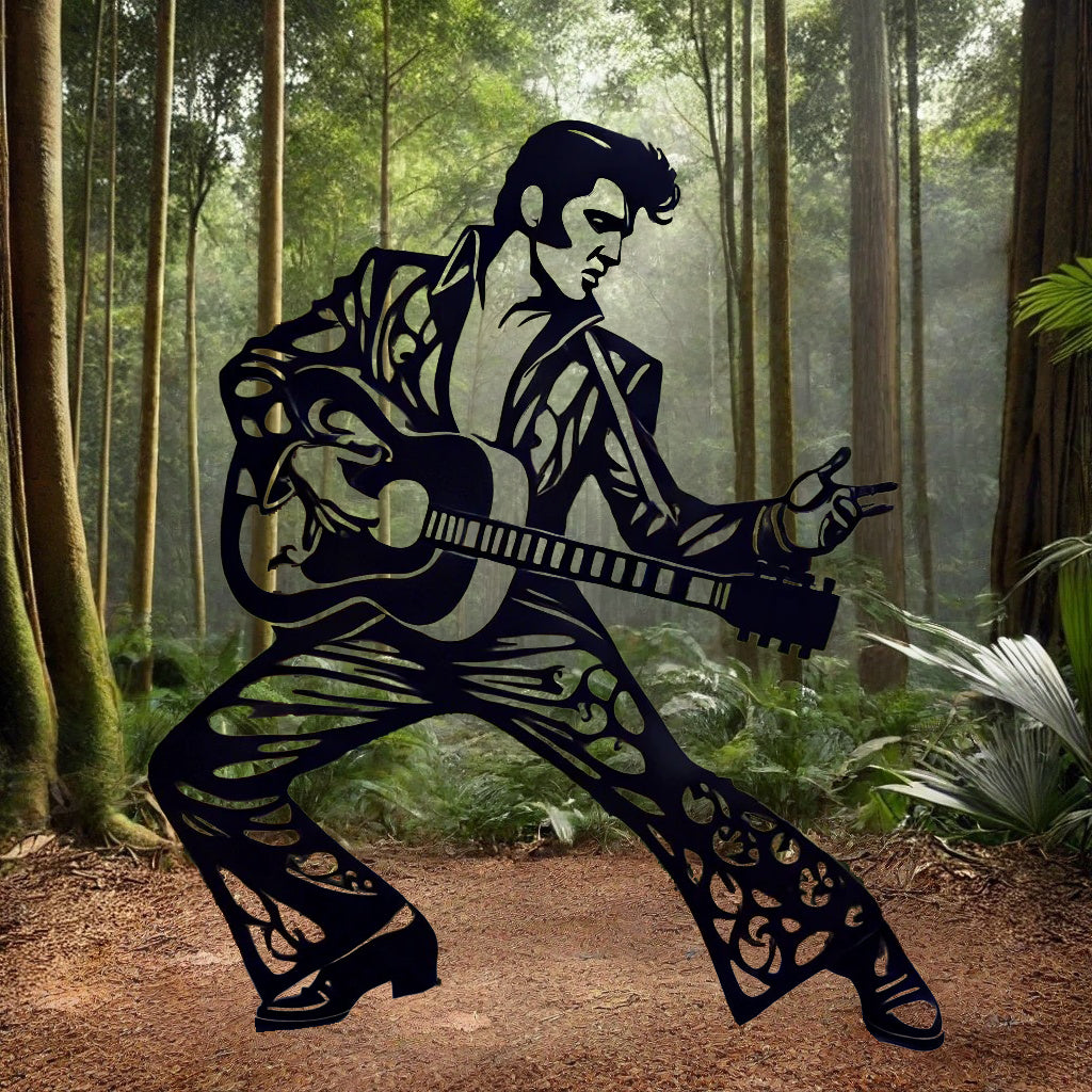 Rock 'n' Roll Legend Garden Art 🎶 - Libiyi