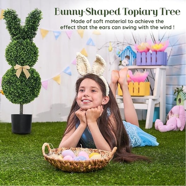 🔥Easter Hot Sale 49% OFF🌳🐇Artisan-Crafted Bunny Topiary Trees💥 - Libiyi