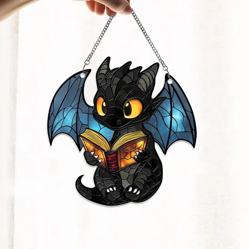 🎄2024 Christmas Gift 50% Off--Acrylic Colorful Dragon Suncatcher Ornament - Libiyi