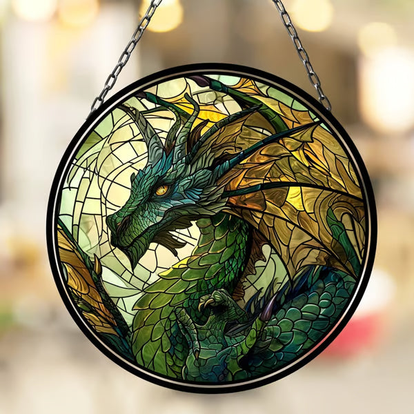 🎄2024 Christmas Gift 50% Off--Acrylic Colorful Dragon Suncatcher Ornament - Libiyi