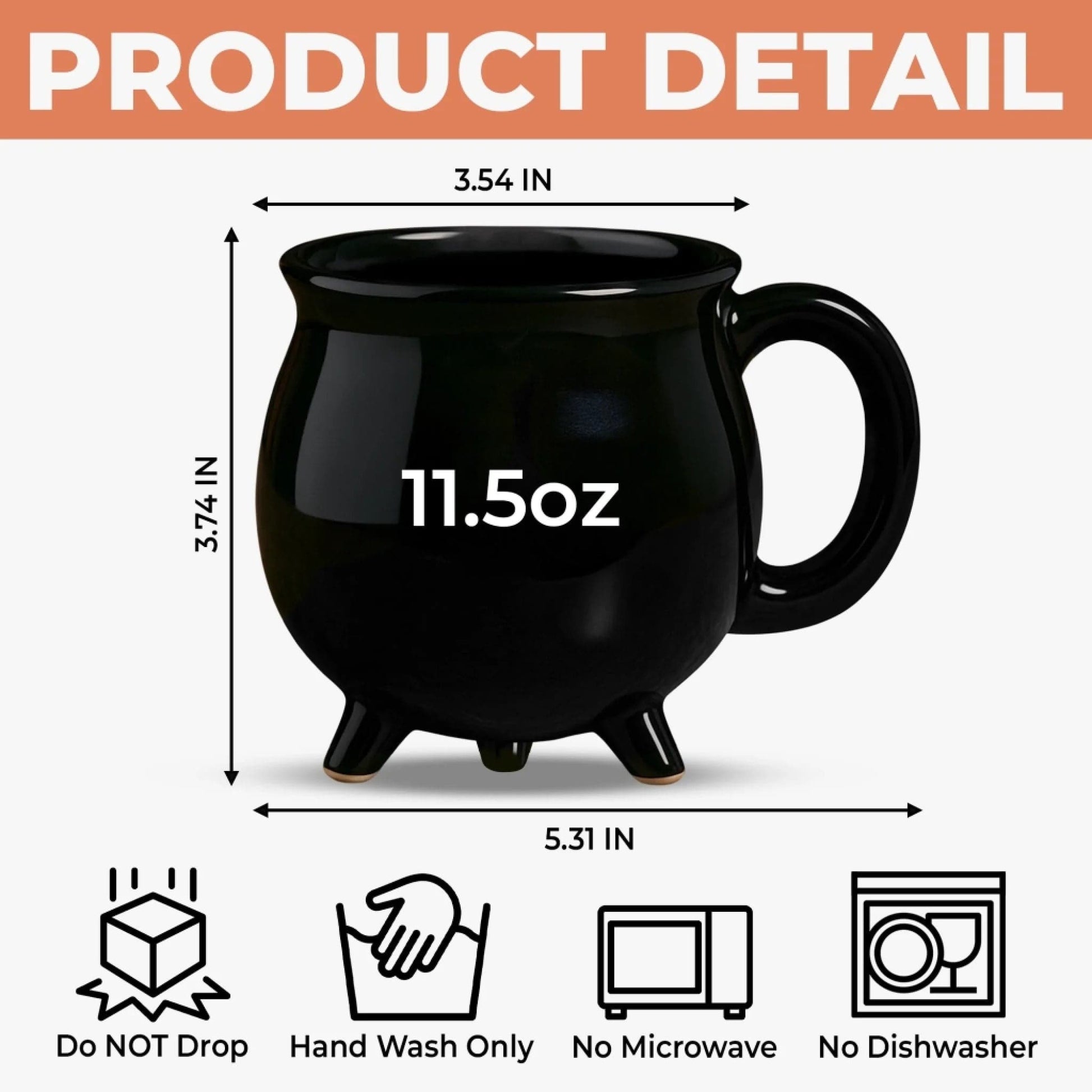 🔥49% OFF - 🎃Ceramic Witch Cauldron Coffee Mug - Libiyi