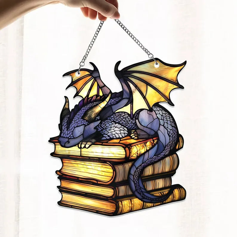 🎄2024 Christmas Gift 50% Off--Acrylic Colorful Dragon Suncatcher Ornament - Libiyi