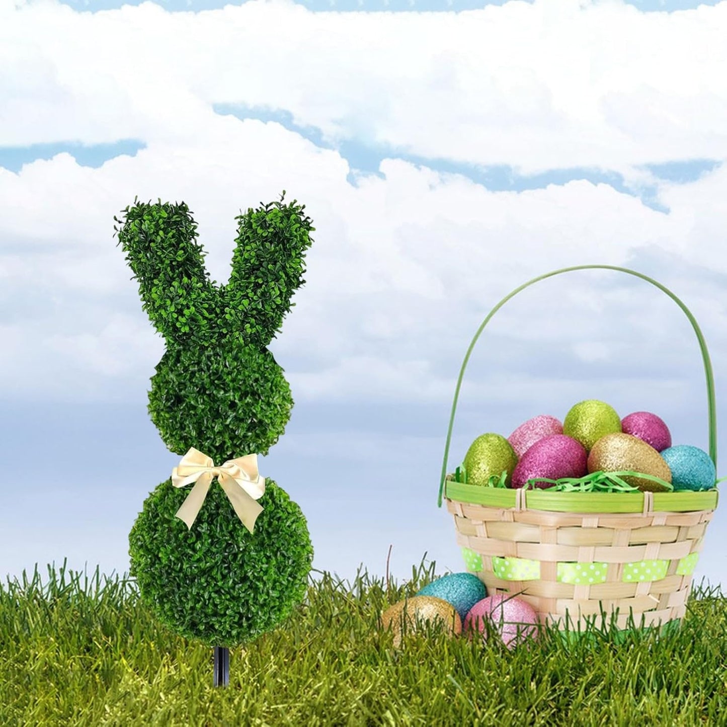 🔥Easter Hot Sale 49% OFF🌳🐇Artisan-Crafted Bunny Topiary Trees💥 - Libiyi