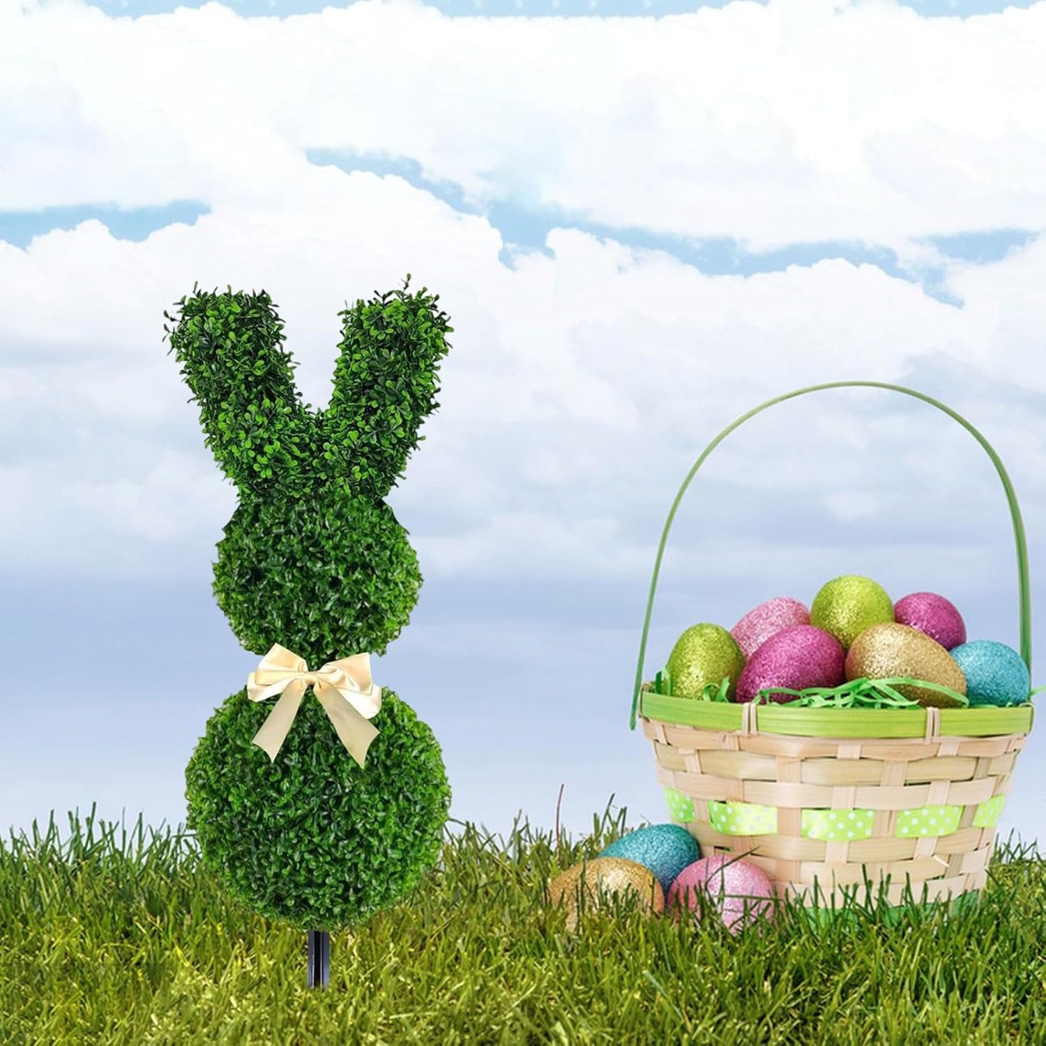 🔥Easter Hot Sale 49% OFF🌳🐇Artisan-Crafted Bunny Topiary Trees💥 - Libiyi