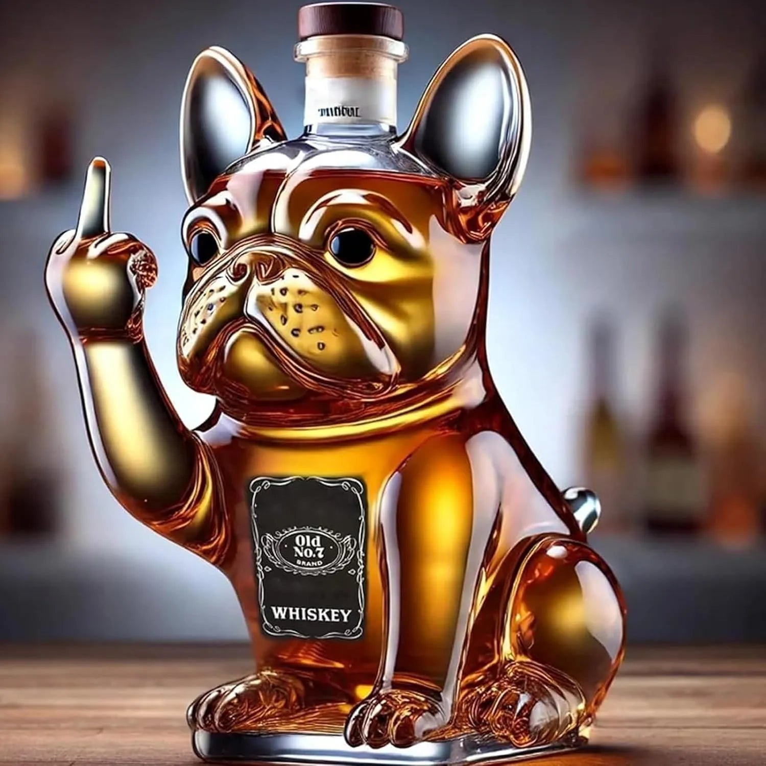 Libiyi Bark Off Whiskey Bottle - Libiyi