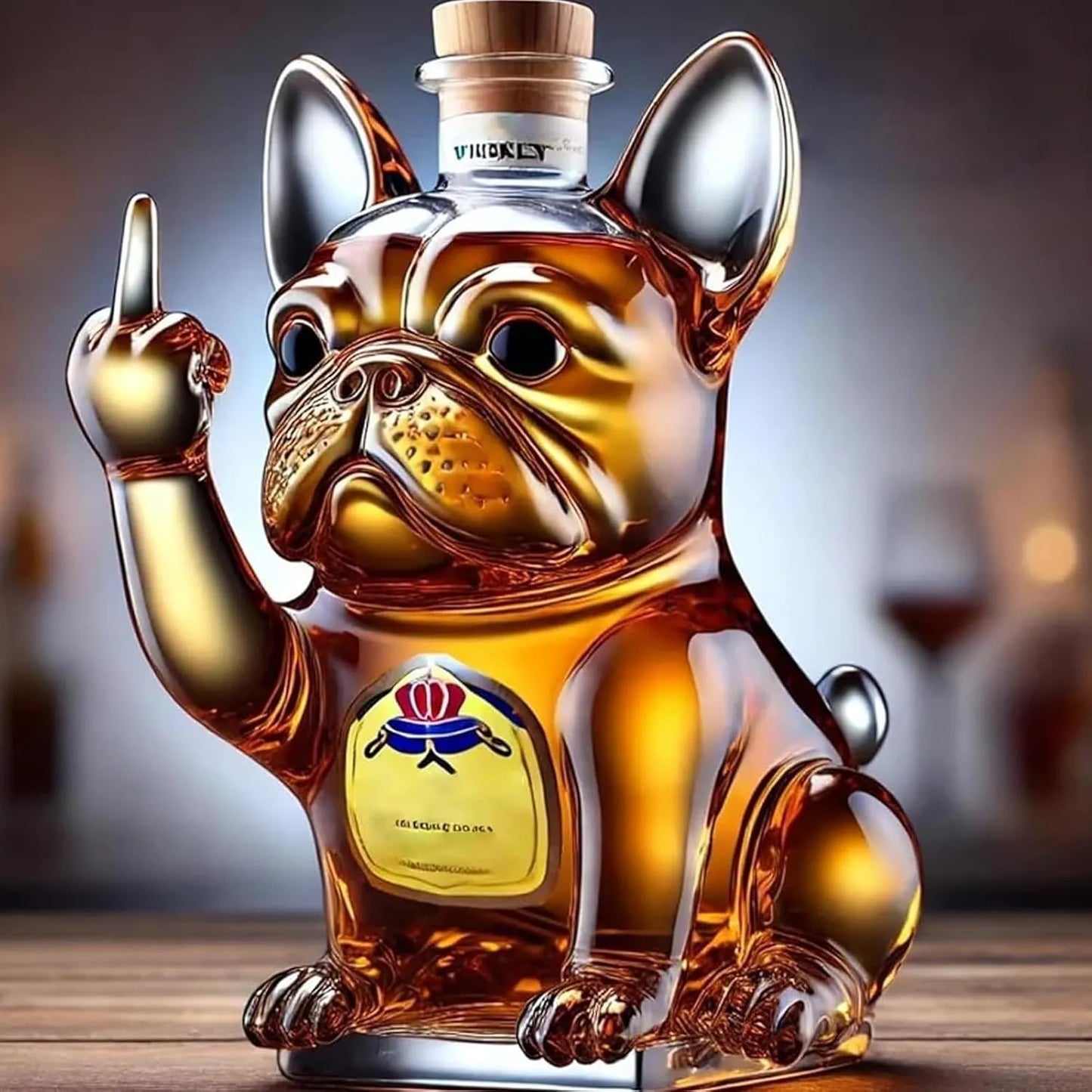 Libiyi Bark Off Whiskey Bottle - Libiyi