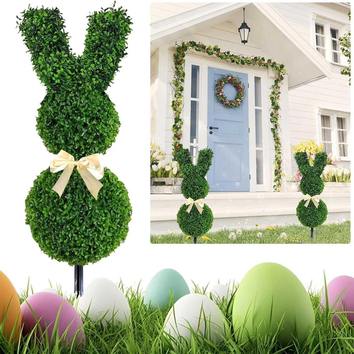 🔥Easter Hot Sale 49% OFF🌳🐇Artisan-Crafted Bunny Topiary Trees💥 - Libiyi
