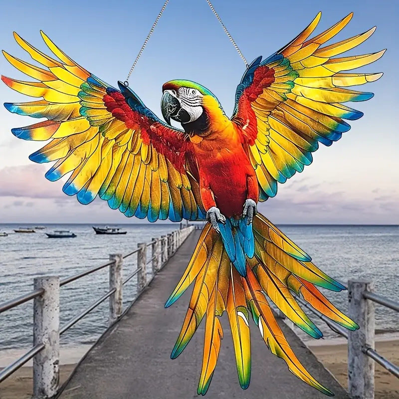🔥Last Day 49% OFF🎁Bird Suncatcher Colorful Window Hanging - Libiyi