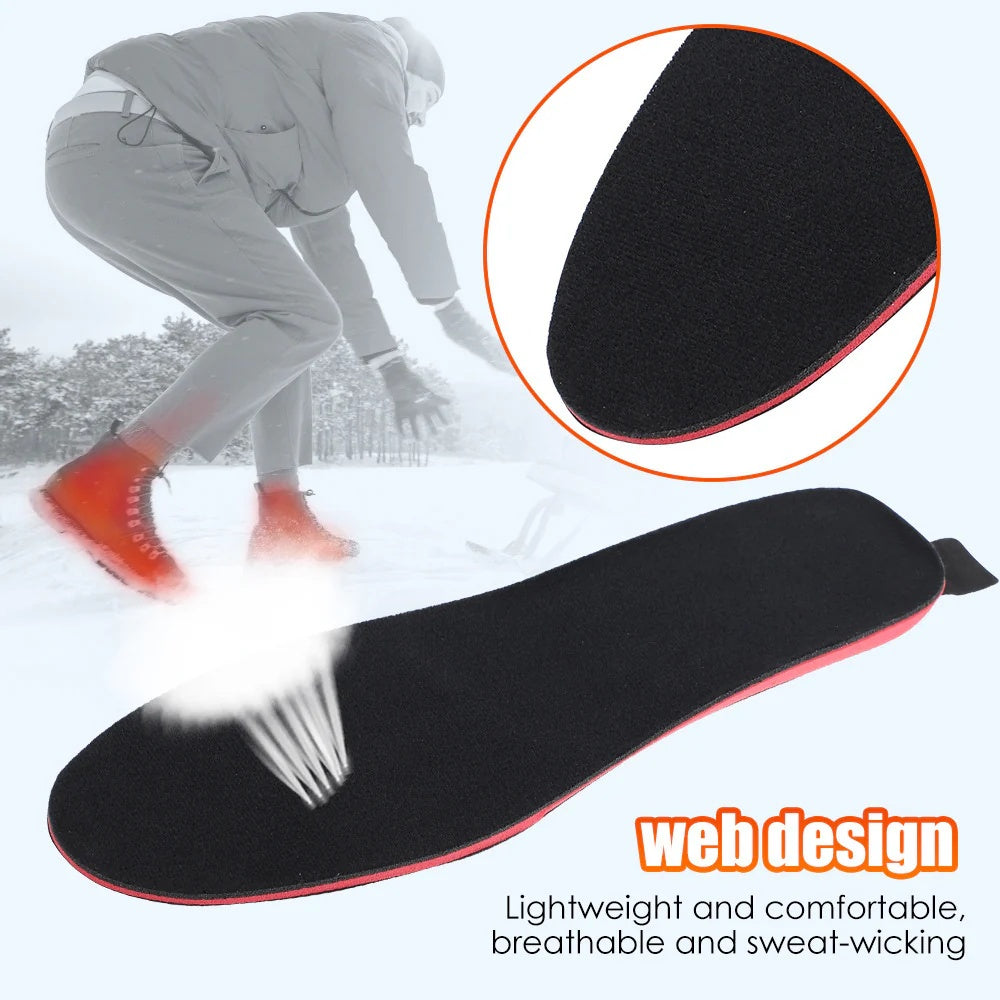 🔥FootEase Wireless Heated Insoles – Rechargeable Pain Soothing Heat for Plantar Fasciitis & Cold Feet - Libiyi