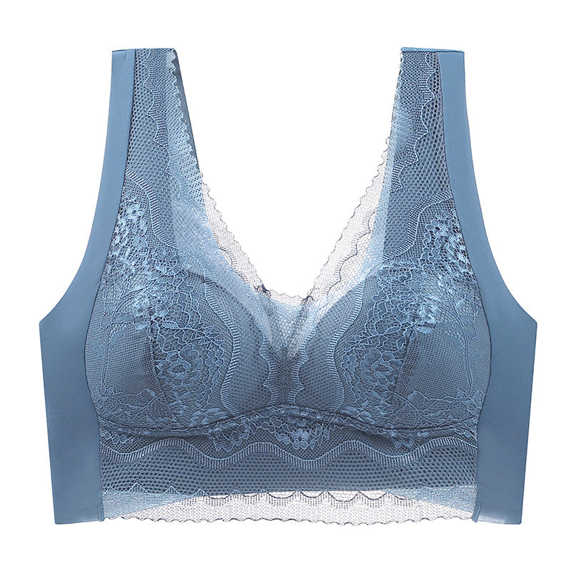 Lace anti-exposure seamless bra - Libiyi