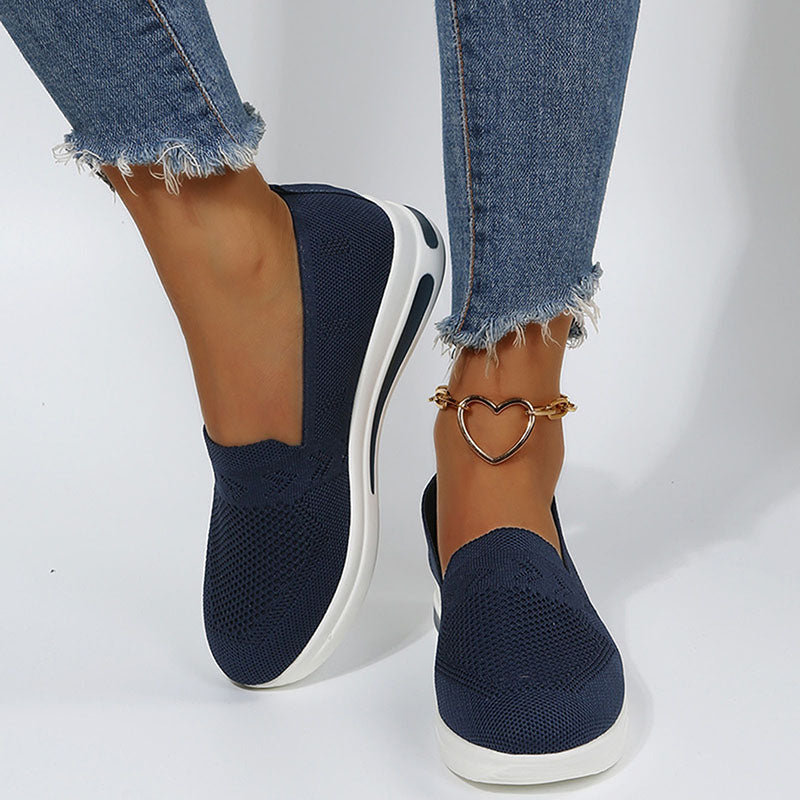 Zeaker Women's Flat Heel Round Toe Shoes - Keilini