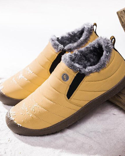 Large Size Waterproof Warm Cotton Snow Boots Lovers Shoes - RoseNova