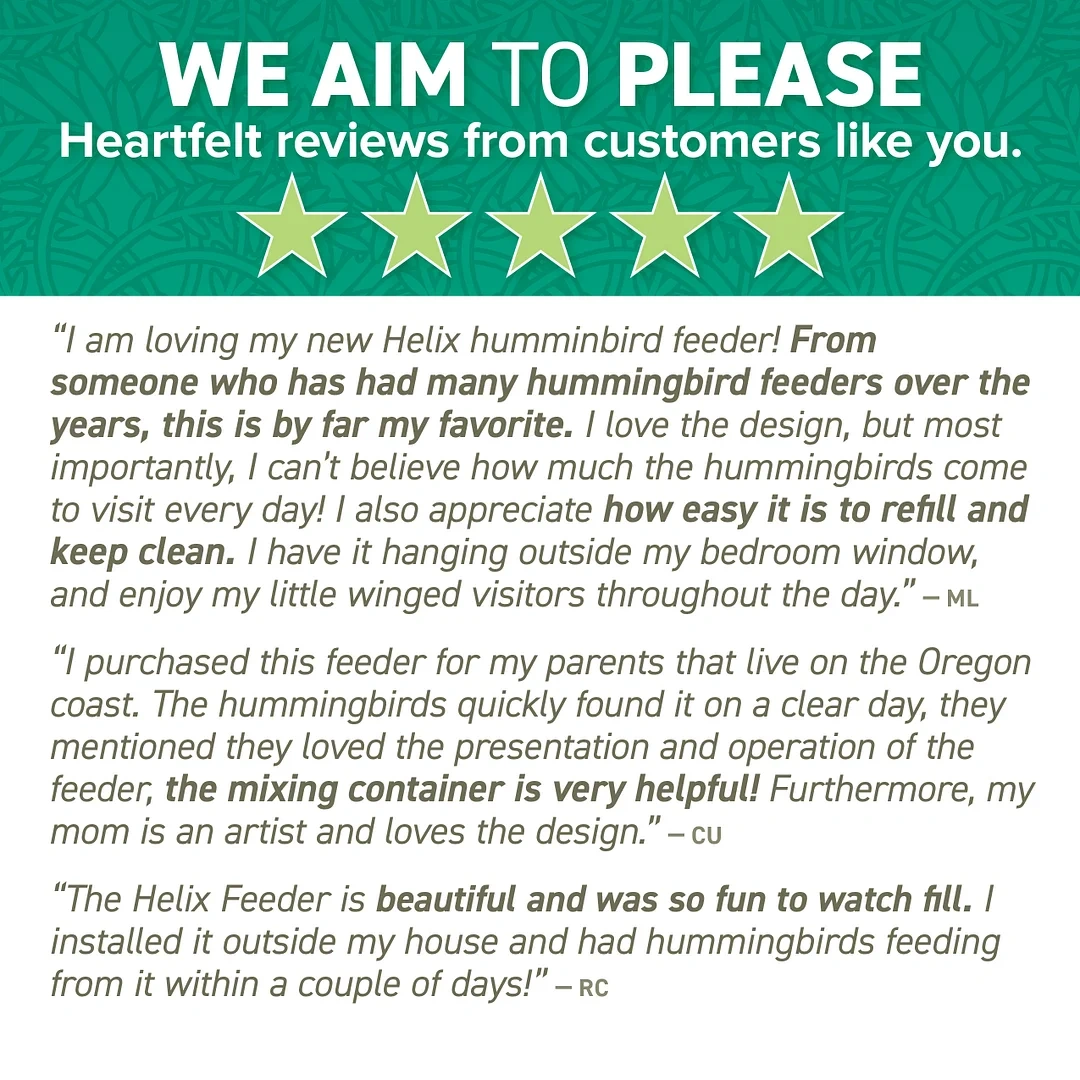 DNA Helix 32-Port Hummingbird Feeder - Libiyi