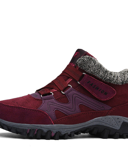 Autumn and winter non-slip warm and comfortable high-top casual cotton shoes—Unisex - Keillini