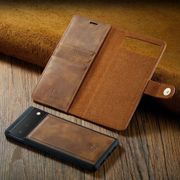 2-in-1 Detachable Leather Wallet Case For Google Pixel 6 Pro - Libiyi