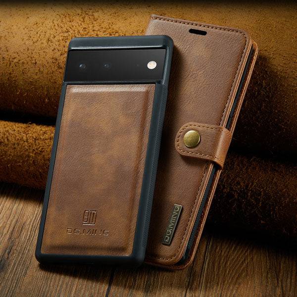 2-in-1 Detachable Leather Wallet Case For Google Pixel 6 Pro - Libiyi