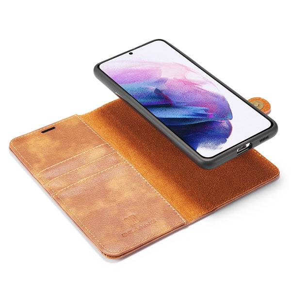 2-in-1 Detachable Leather Wallet Case For Samsung S21 FE - Libiyi