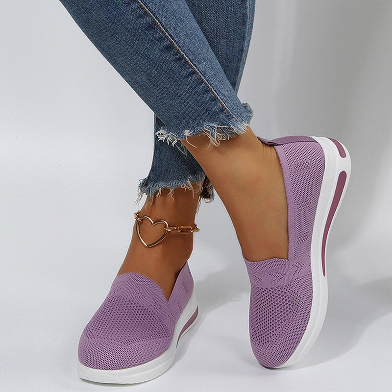 Zeaker Women's Flat Heel Round Toe Shoes - Keilini