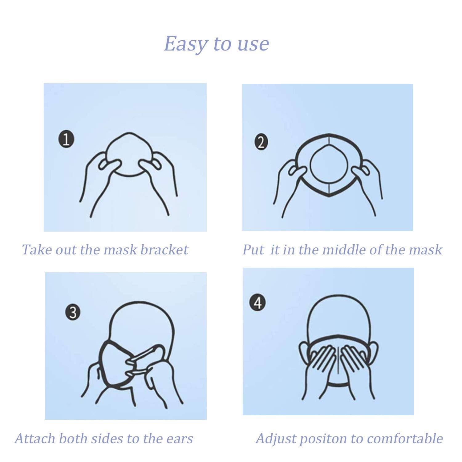 Shield 3D Mask Bracket for Kids and Adults(5PCS) - Libiyi