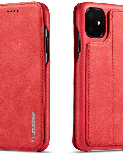 Magnetic Leather Wallet Card Slot Case for iPhone - Libiyi
