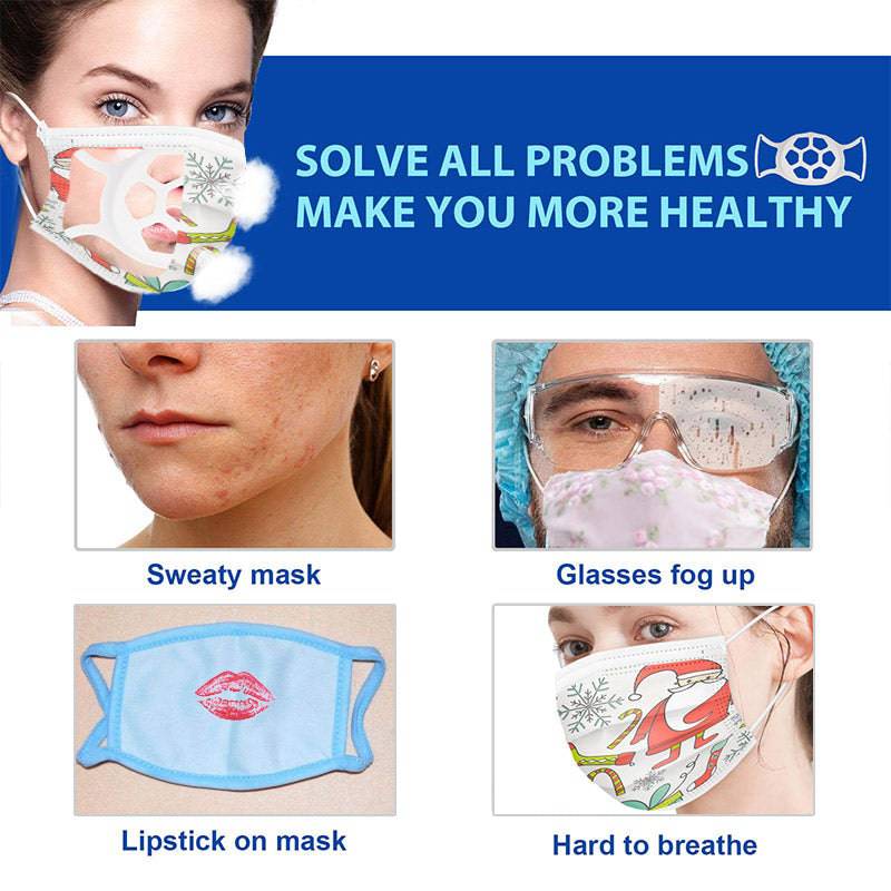 3D Softer Face Mask Bracket for More Breathing Space - Libiyi