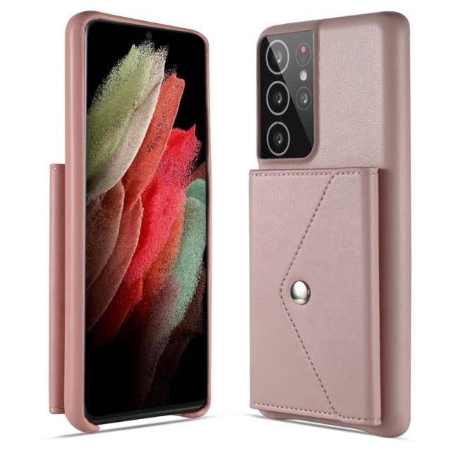 Multifunction PU Leather Flip Wallet Case for Samsung - Libiyi