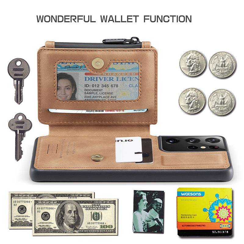 Multifunctional Wallet Phone Case For Galaxy - Libiyi