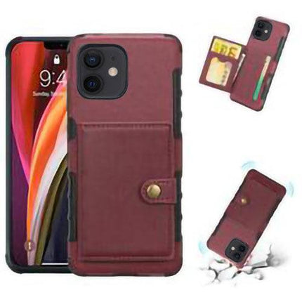 Security Copper Button Protective Case For iPhone 12Mini - Libiyi
