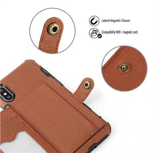 Security Copper Button Protective Case For iPhone X/XS - Libiyi