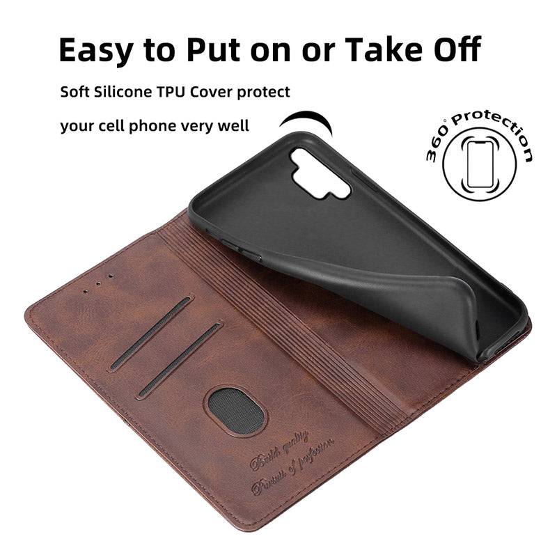 Leather Flip Wallet Cover for Samsung A32 - Libiyi