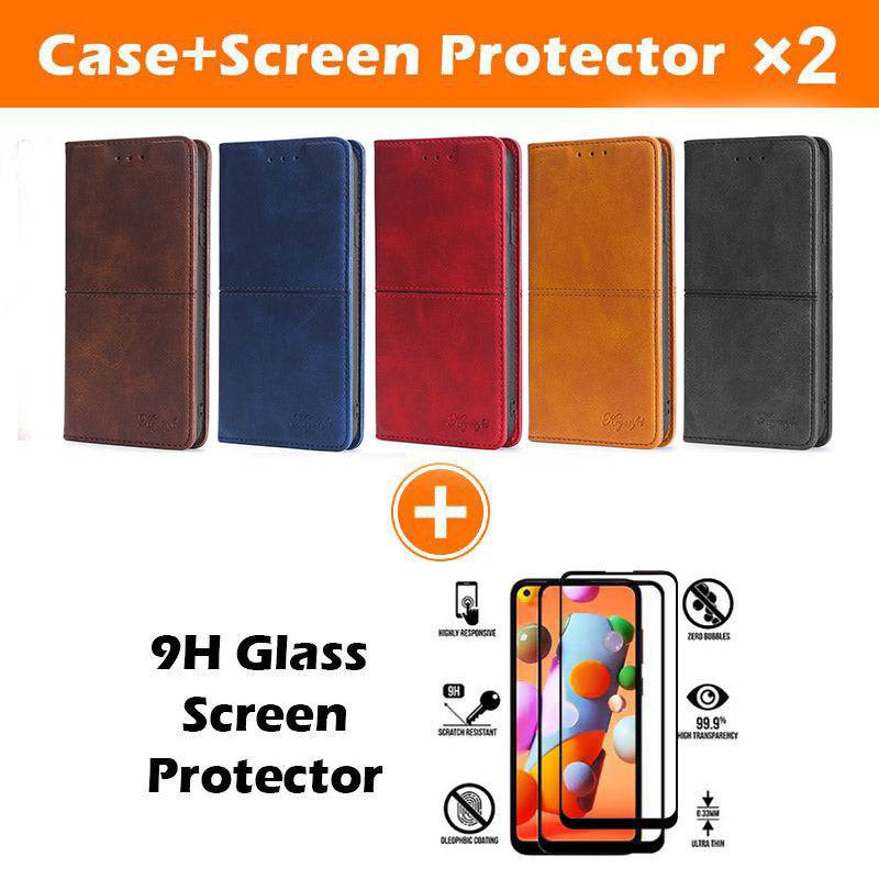 TPU + PU Leather Phone Cover Case for Samsung A51 - Libiyi