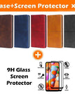 dark brown / A52 / Case+[2 Pack] Screen Protectors