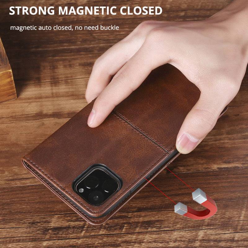 TPU + PU Leather Phone Cover Case for iPhone - Libiyi