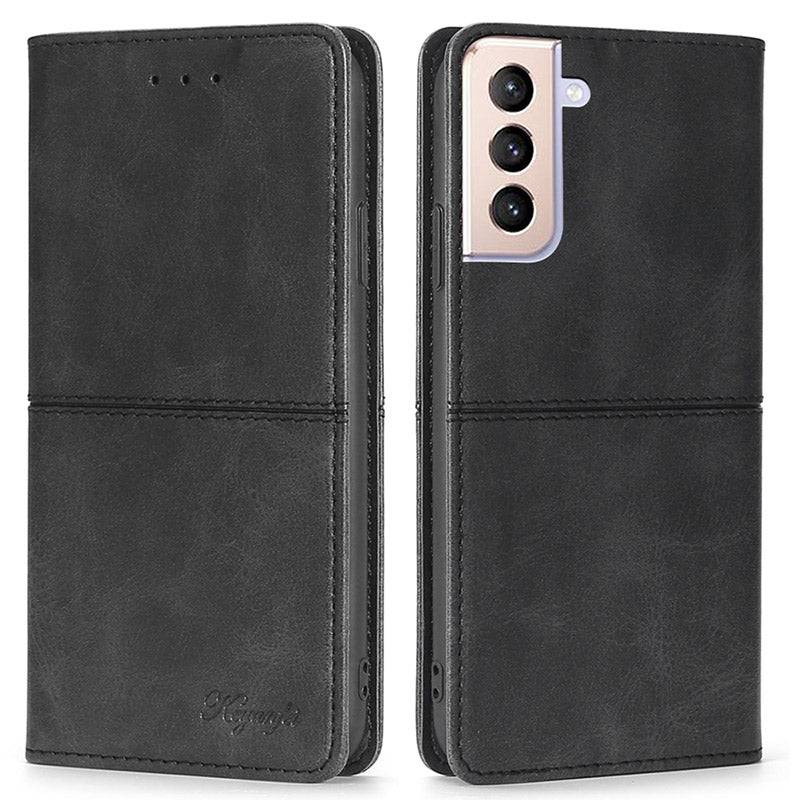 Leather Flip Wallet Cover for Samsung S21 Series - Libiyi