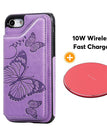 Purple / For iPhone 7/8 / With Wireless Charger