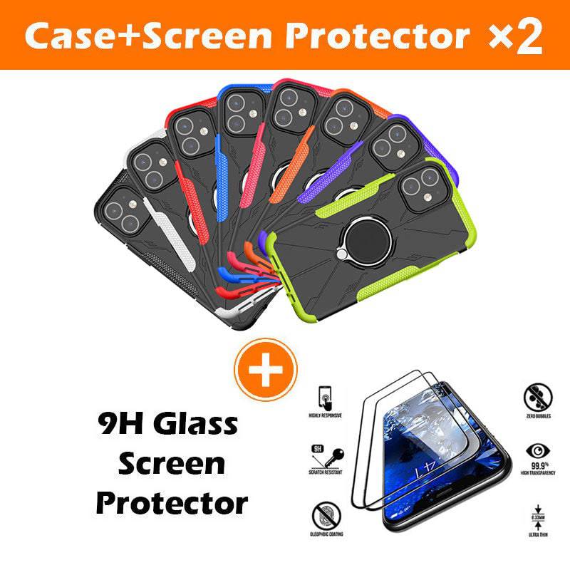 Robot 3 in 1 Heavy Duty Defender Case For iPhone 12 - Libiyi