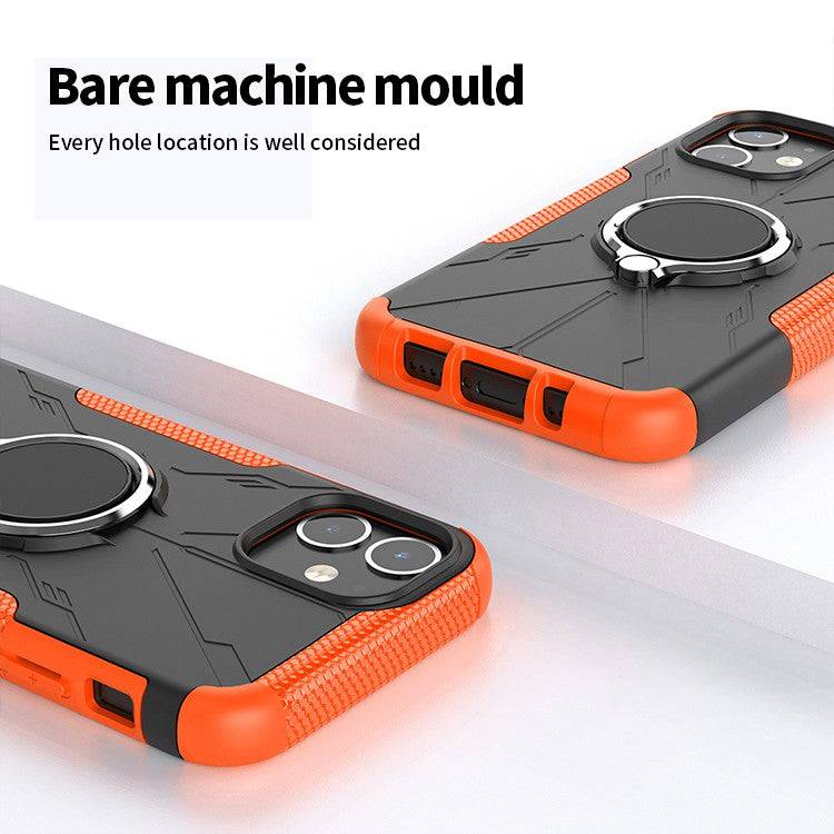 Robot 3 in 1 Heavy Duty Defender Case For iPhone 12 Mini - Libiyi