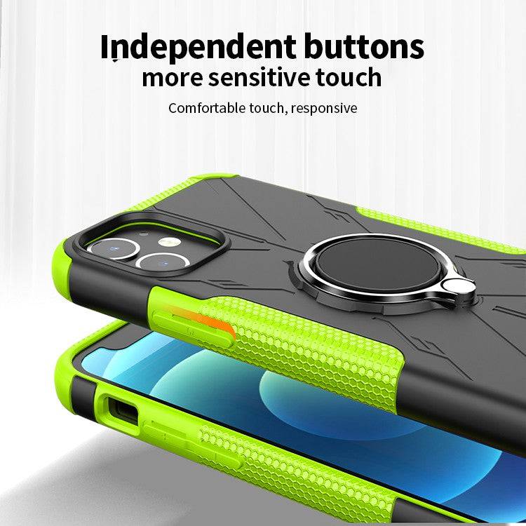 Robot 3 in 1 Heavy Duty Defender Case For iPhone 12 Mini - Libiyi