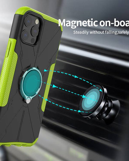 Robot 3 in 1 Heavy Duty Defender Case For iPhone 12 Series - Libiyi