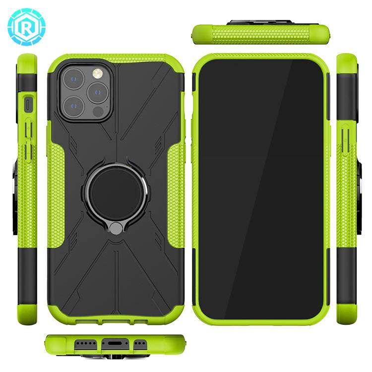 Robot 3 in 1 Heavy Duty Defender Case For iPhone 12 Series - Libiyi