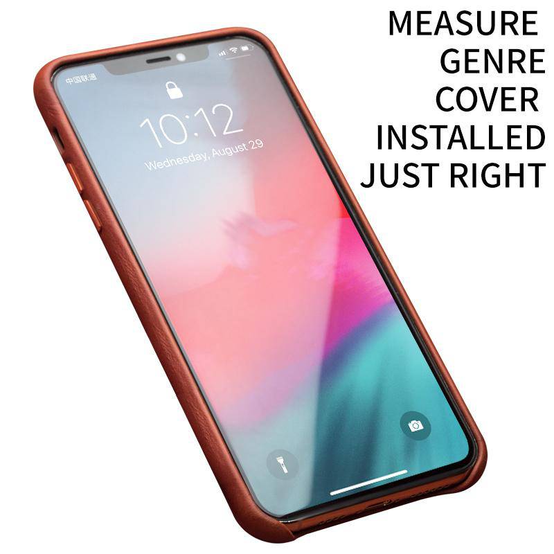 Genuine Leather Silm Back Cover for iPhone - Libiyi