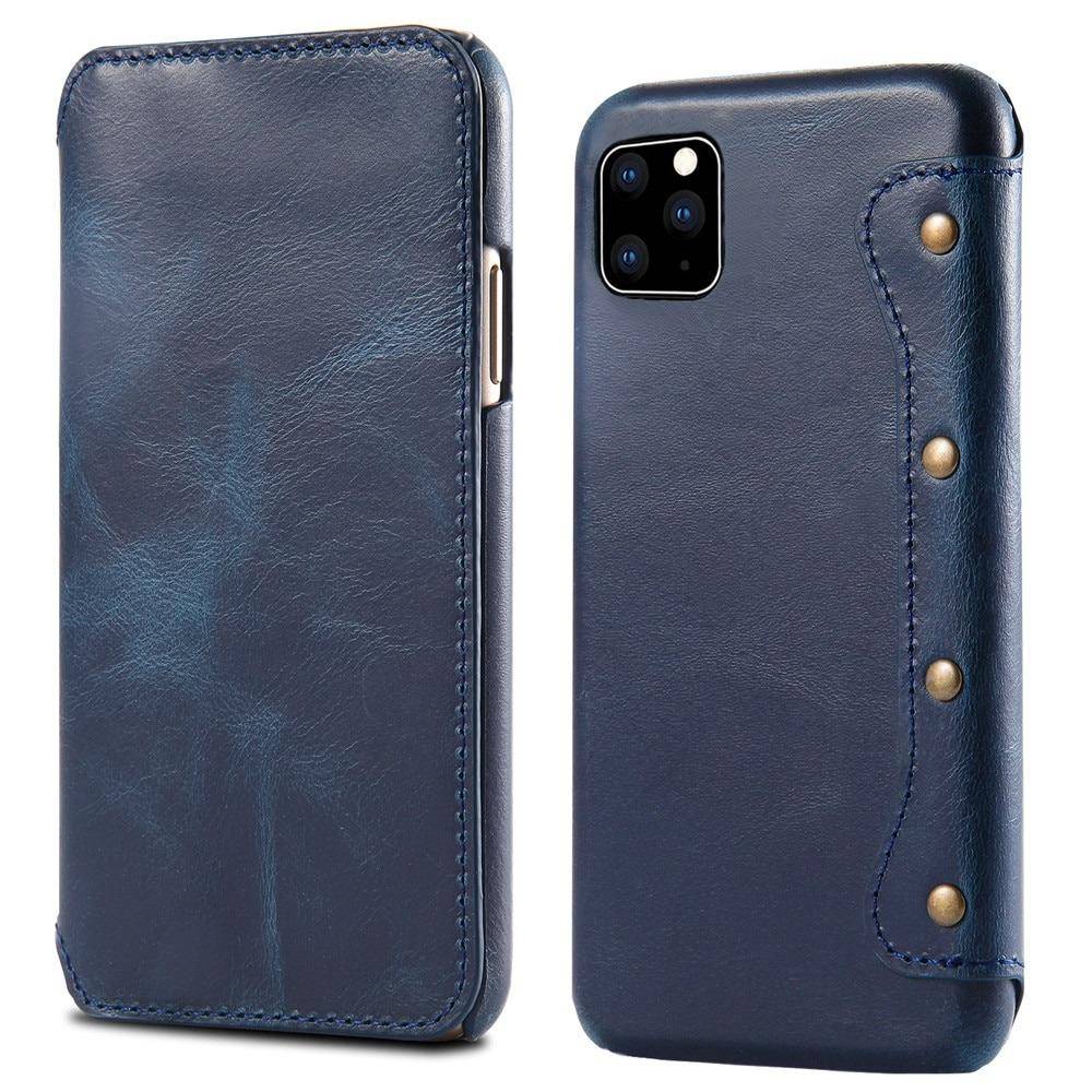 Luxury Genuine Leather Flip Case For Iphone - Libiyi