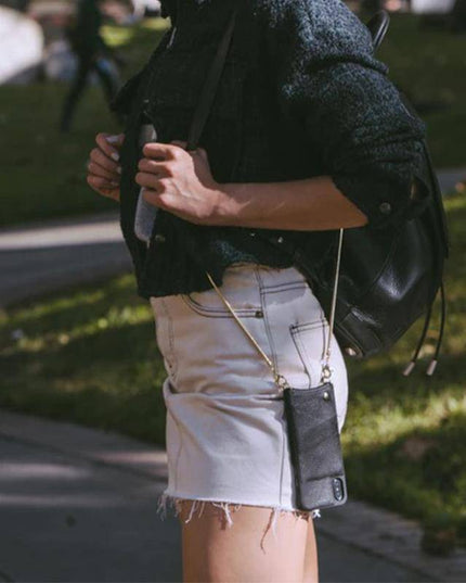 Pebble Leather Crossbody - Libiyi