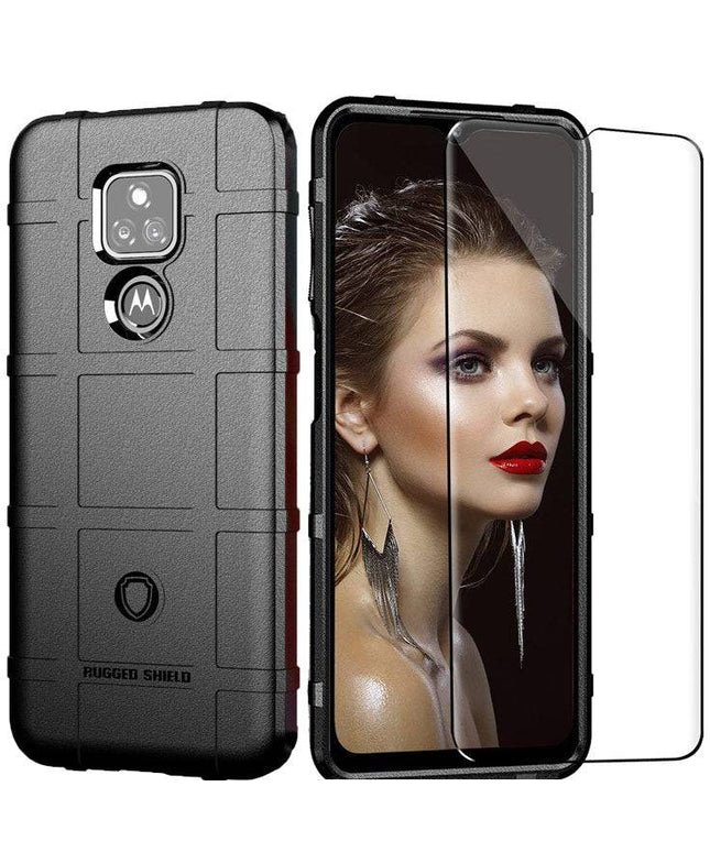 Armor Tactical Protective Case For Moto G play(2021) With Screen Protector - Libiyi