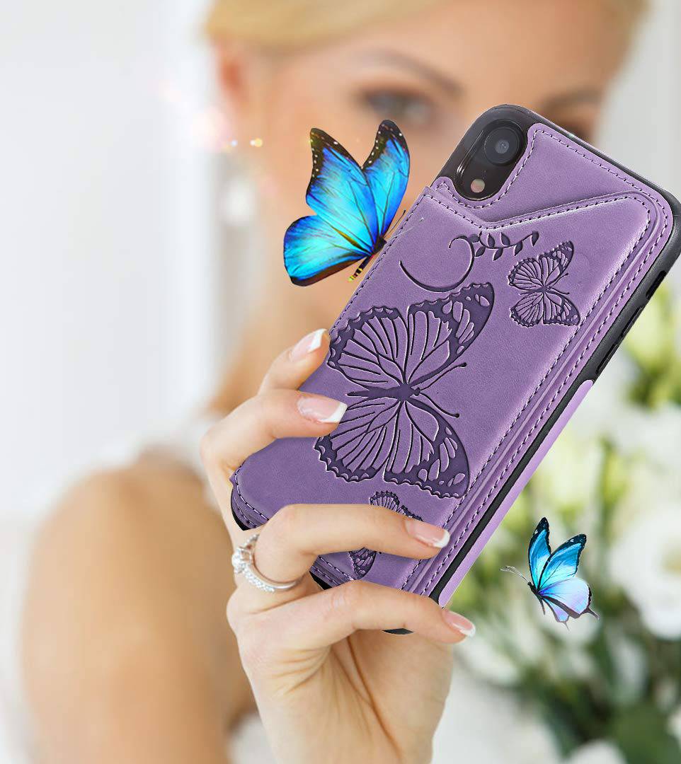 New Luxury Embossing Wallet Cover For iPhone X/Xs-Fast Delivery - Libiyi