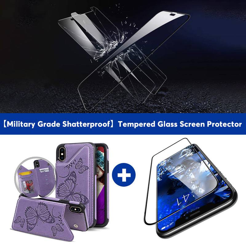 New Luxury Embossing Wallet Cover For iPhone X/Xs-Fast Delivery - Libiyi